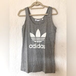 Adidas tank basic grey large great condition
